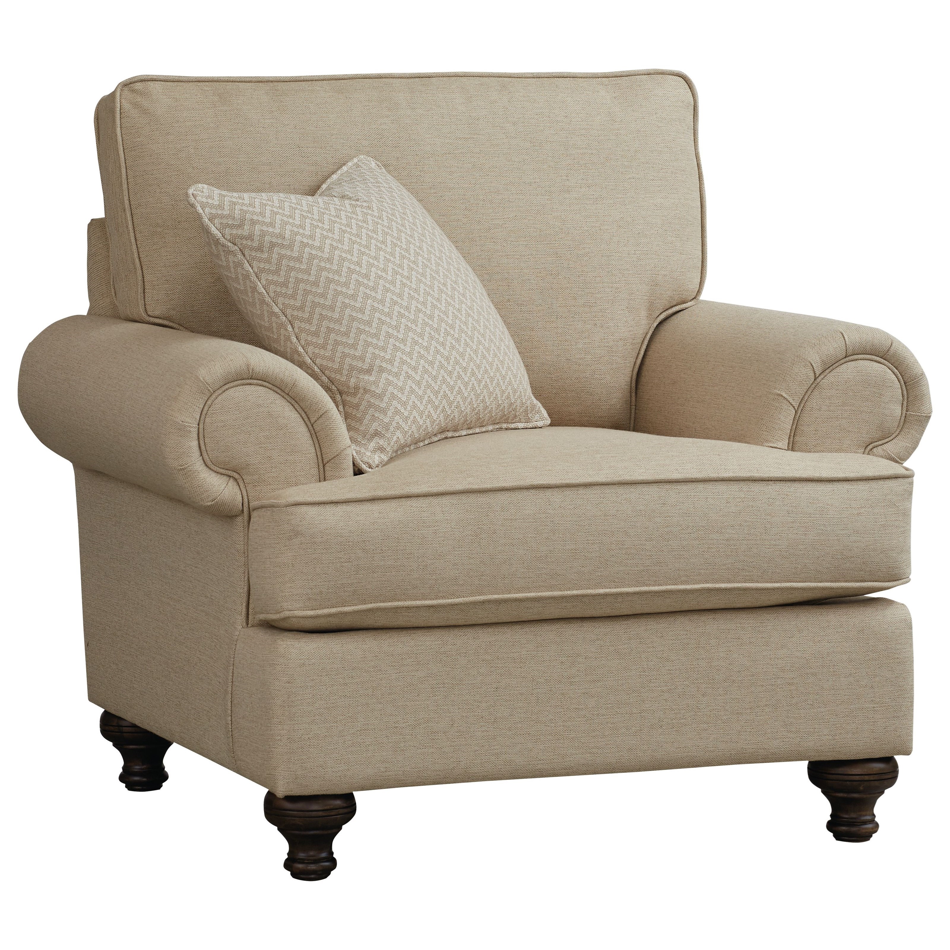 Bassett Madison 2687 12 Traditional Chair Williams Kay Upholstered Chairs
